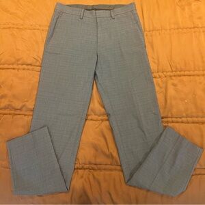 Grey Plaid Kenneth Cole Dress Pants
